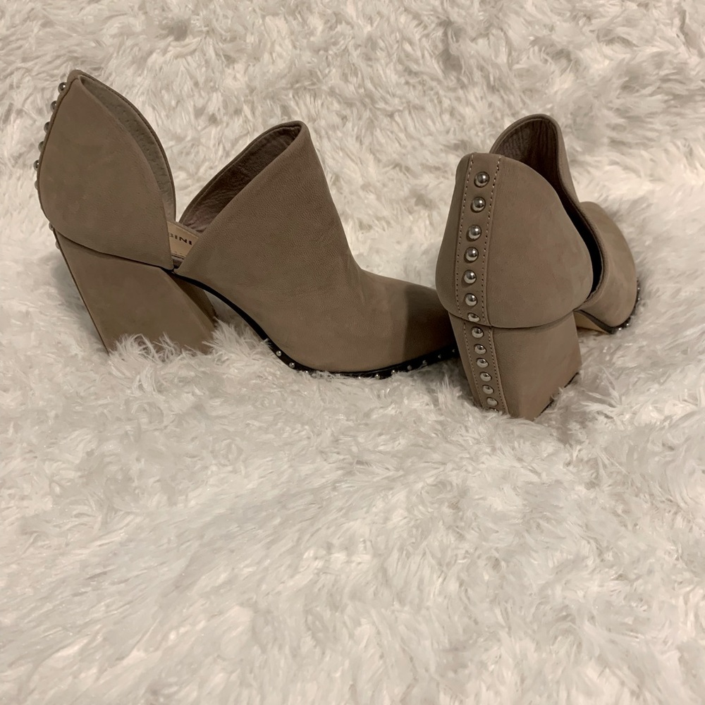 Gianni Bini studded block heel bootie